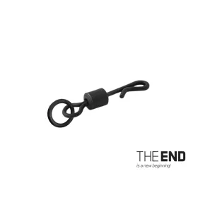   Delphin THE END Émerillon rapide avec anneau #4 / 10pcs taille 4