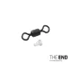 Delphin THE END Émerillon Ronnie #9 + stop-caoutchouc / 20+10pcs taille 9