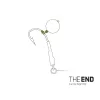 Delphin THE END Émerillon Ronnie #9 + stop-caoutchouc / 20+10pcs taille 9