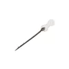 Delphin STINGER pique à appât + avec anneau en silicone / noir / 12pcs 7mm