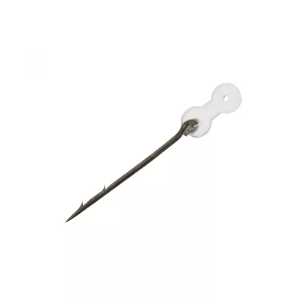 Delphin STINGER pique à appât + avec anneau en silicone / noir / 12pcs 10mm