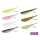 Delphin D-SHOT Leurre souple Coral 85mm - 5 pièces - Drop Shot