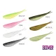 Delphin D-SHOT Leurre souple Coral 85mm - 5 pièces - Drop Shot