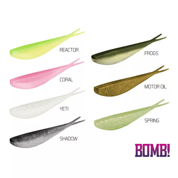 Delphin D-SHOT Leurre souple Yeti 105mm - 5pcs - Drop Shot