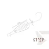 Delphin Strip AURO #8 - 2gr - Cuillère - Taille d'hameçon #8