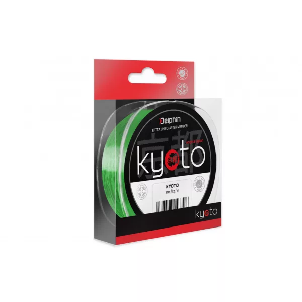Monofil Delphin KYOTO / vert fluo 0,165mm 5,6lbs 300m
