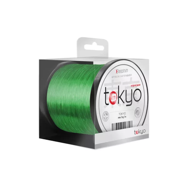 Monofil Delphin TOKYO / vert fluo 0,33mm 18lbs 1100m