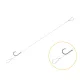 Hameçon monté feeder Delphin FLR Loop / 6db 8cm #6 SM