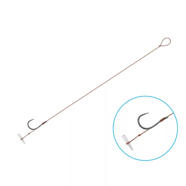 Hameçon monté Feeder Delphin Proxi 8 Quickstop / 6 pcs 8cm #6 SM