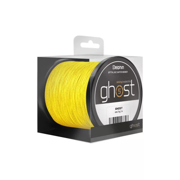 Delphin GHOST 4+1 / jaune 0,23mm 30lbs 200m