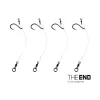 Delphin THE END CHOD Rig hameçon monté 4 pièces Hameçon pré-monté 6cm/0,45mm