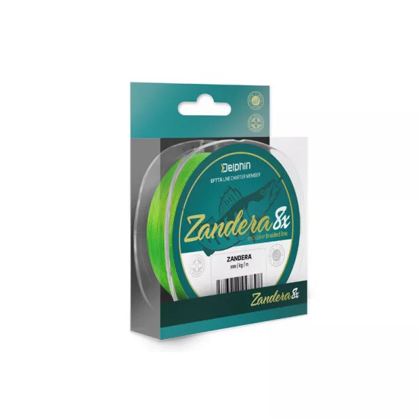 Delphin ZANDERA 8 / vert fluo 0,12mm 8,5kg 150m
