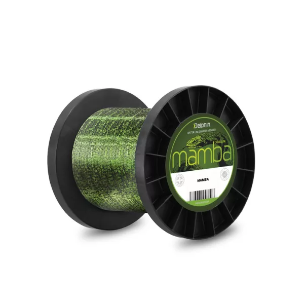 Delphin MAMBA Carp / camo 0,30mm 15,5lbs 6000m/1m SUR BOBINE