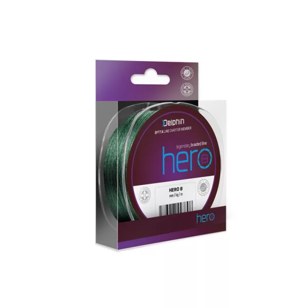 Delphin HERO 8 0,20mm Tressée verte