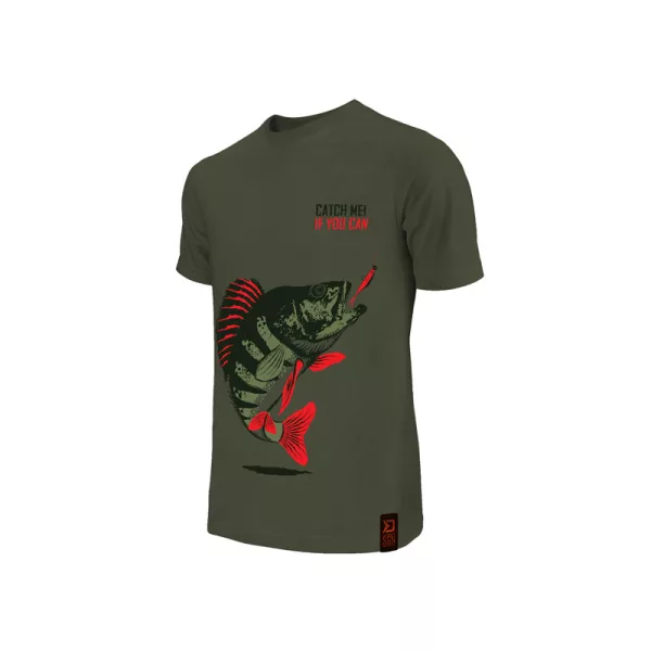 Delphin - Catch me! Perche Vert foncé - T-shirt - XXXL