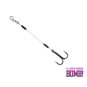   Delphin BOMB! Twisto RIGS Fluorocarbon / 3 pcs Fluorocarbone 4 8cm