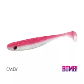   Delphin BOMB! Poisson en caoutchouc Rippa - Candy 5pcs Leurre souple 10cm