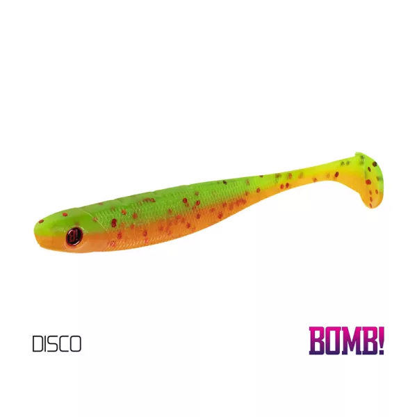 Delphin BOMB! Leurre en caoutchouc Rippa - Disco 5pcs Leurre en caoutchouc 8cm