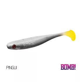   Delphin BOMB! Rippa poisson en caoutchouc - Pingui 5pcs Leurre souple 5cm