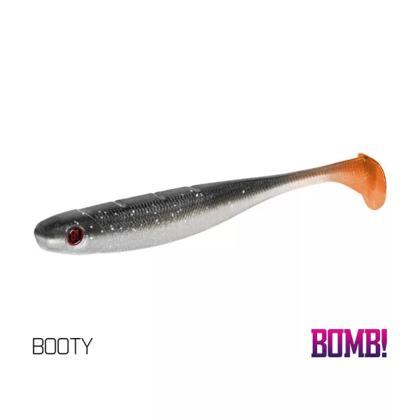 Delphin BOMB! Rippa poisson en caoutchouc - Booty 5pcs Leurre souple 5cm