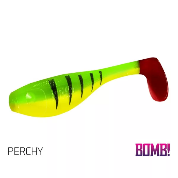 Delphin BOMB! Leurre souple Fatty / 5 pièces Leurre en caoutchouc 10cm