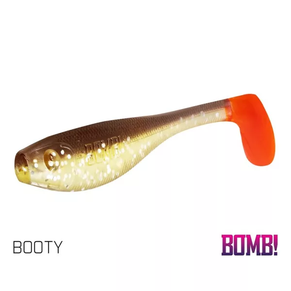 Delphin BOMB! Leurre souple Fatty - Booty 5db Appât artificiel en caoutchouc 10cm