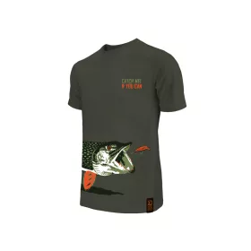 Delphin - Catch me! Brochet Vert foncé - T-shirt - XXXL