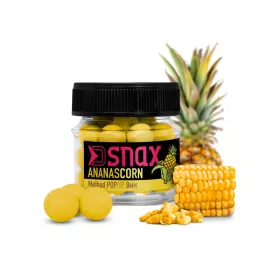   Appâtage, amorçage - Appât à l'hameçon - Delphin D SNAX POP appât 10mm Maïs-Ananas Pop Up Feeder Appât