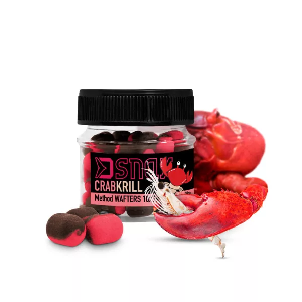 Appâtage, amorçage - Appât d'hameçon - Delphin D SNAX WAFT appât 10x7mm Écrevisse-Krill Appât Pop Up Feeder