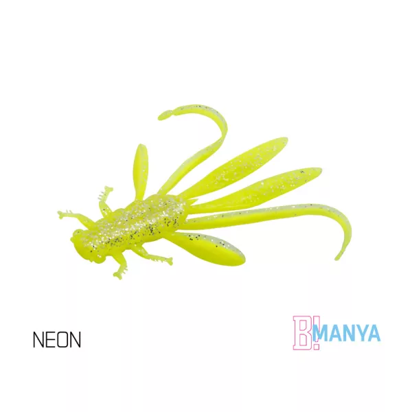 Delphin MANYA UVs nymphe / 5db 10.5cm/NEON