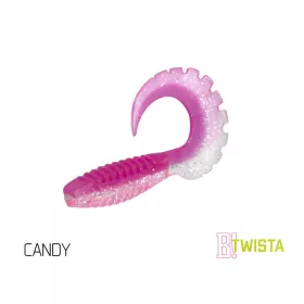 Leurre souple Delphin TWISTA UVs / 5db 10cm/CANDY