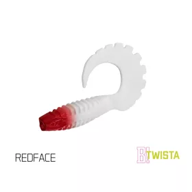 Leurre souple Delphin TWISTA UVs / 5db 10cm/RedFACE