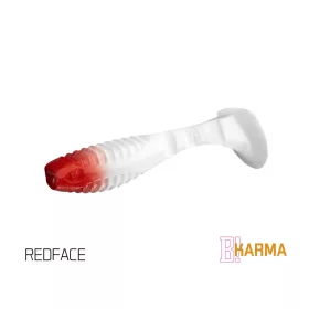 Leurre souple Delphin KARMA UVs / 5db 8cm/RedFACE