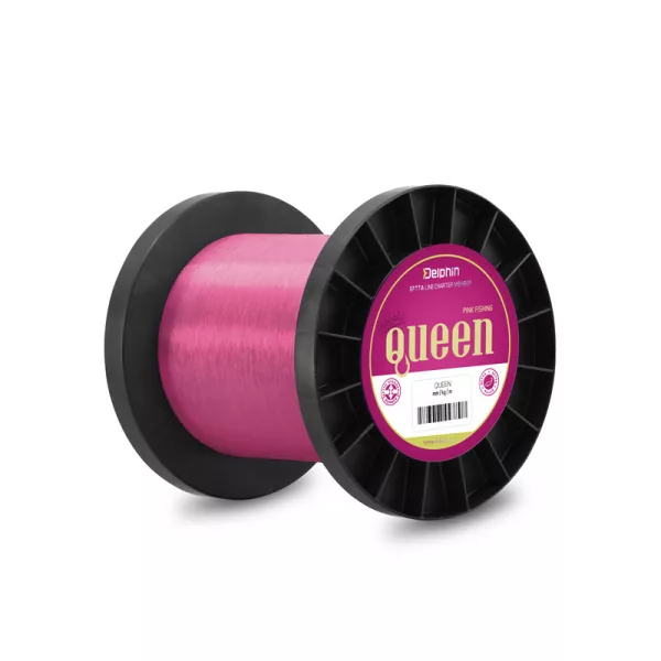 Delphin Queen Carp 0,28mm 26000m Monofilament Rose Ligne Principale