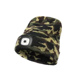 Bonnet d'hiver tricoté Delphin CamouLED UNI