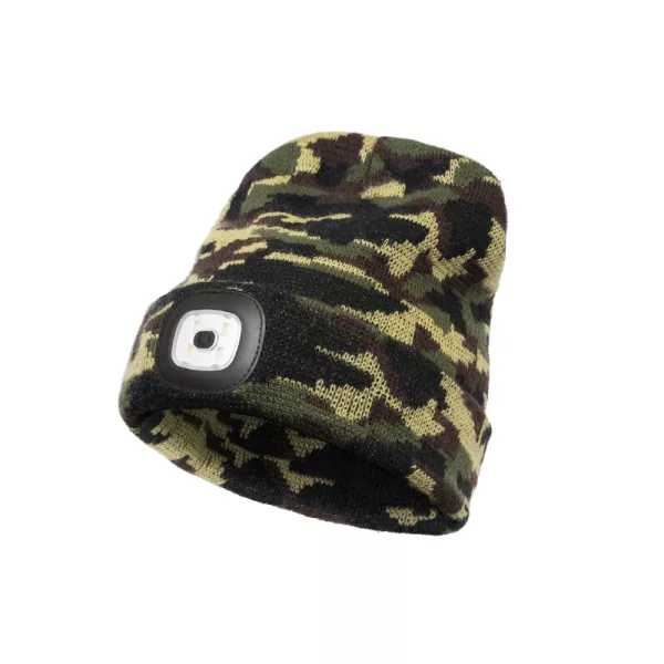 Bonnet d'hiver tricoté Delphin CamouLED UNI