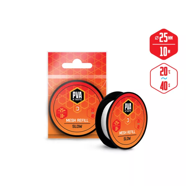 Delphin PVA n'tastic filet de rechange / 10m - filet PVA 25mm