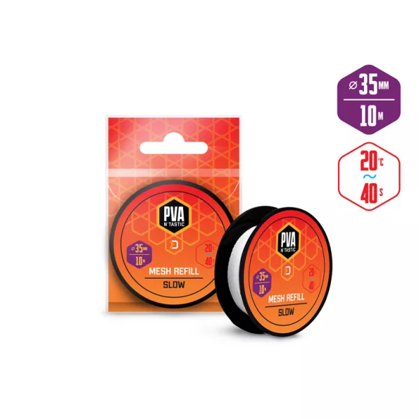 Delphin PVA n'tastic filet de rechange / 10m - filet PVA 35mm