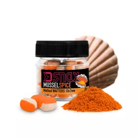   Delphin D SNAX WAFT appât 7x5.5mm/20g Moules-Épices wafters