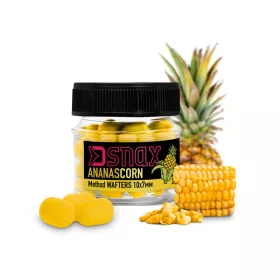 Delphin D SNAX WAFT appât 7x5.5mm/20g Maïs-Ananas wafters