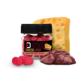   Delphin D SNAX WAFT appât 7x5.5mm/20g Fromage - foie wafters
