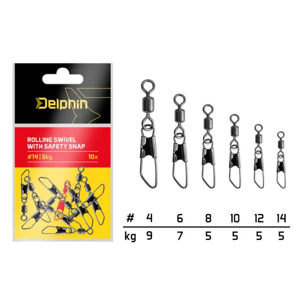 Delphin Emerillon de sécurité #12 10pcs