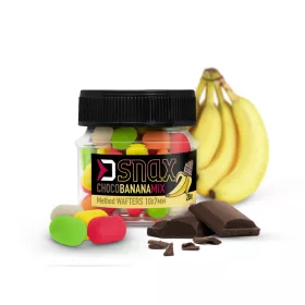   Delphin MIX D SNAX WAFT appât 10x7mm/20g Chocolat-Banane wafters