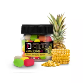   Delphin MIX D SNAX WAFT appât 10x7mm/20g Maïs-Ananas wafters