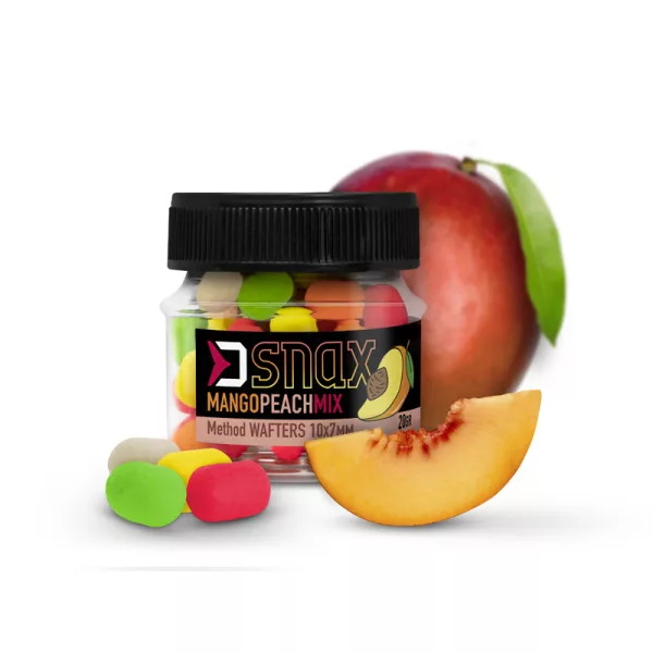 Delphin MIX D SNAX WAFT appât 10x7mm/20g Mangue-Pêche wafters