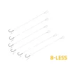 Delphin FLR D-rig 8cm 0,22mm Hameçon monté à œillet n°8 sans ardillon avec pic à appât 6 pièces