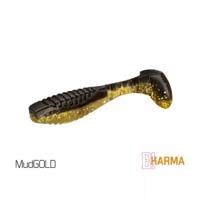   Delphin Karma UVs - MudGold 8cm Appât en plastique 5 pièces