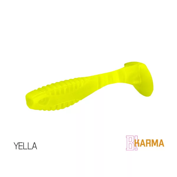 Delphin Karma UVs - Yella 8cm Appât en plastique 5 pièces