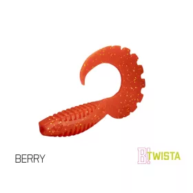 Delphin Twista UVs - Berry 8cm Appât en plastique 5 pièces