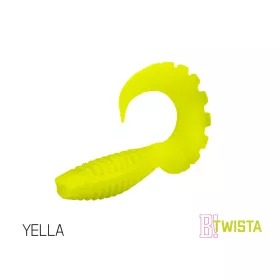 Delphin Twista UVs - Yella 8cm Appât en plastique 5 pièces